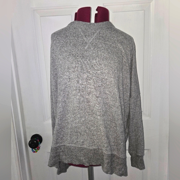 aerie Sweaters - Aerie Crew Neck Cozy Gray Soft Knit Lightweight XS Sweater